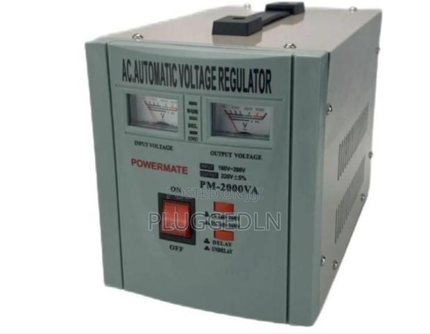 Powermate Ac Automatic Voltage Regulator, Model Pm-2000va. - main view