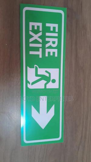 Reflective Fire Exit Sign - thumbnail 2