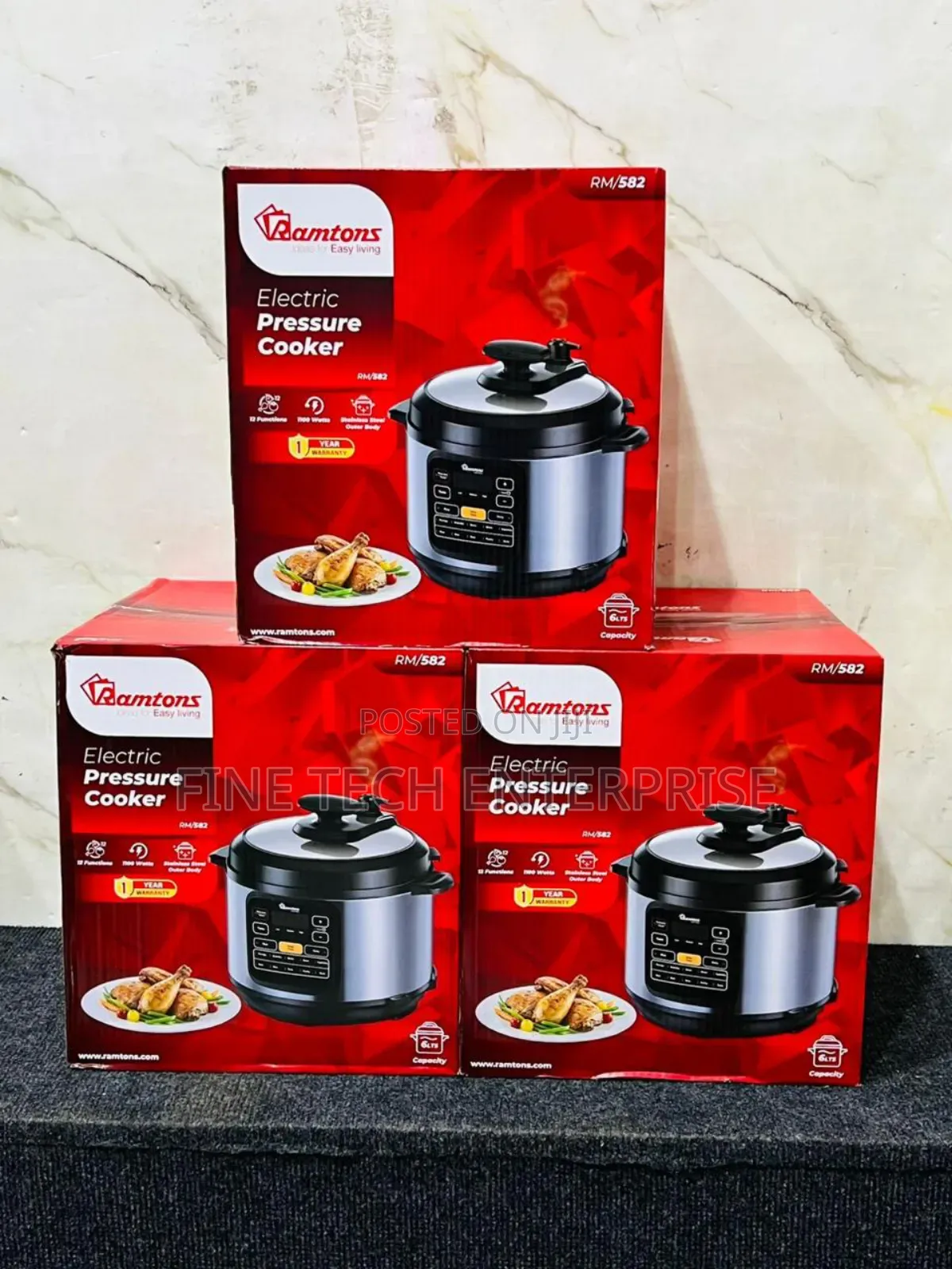 Ramtons 6ltrs Electric Pressure Cooker