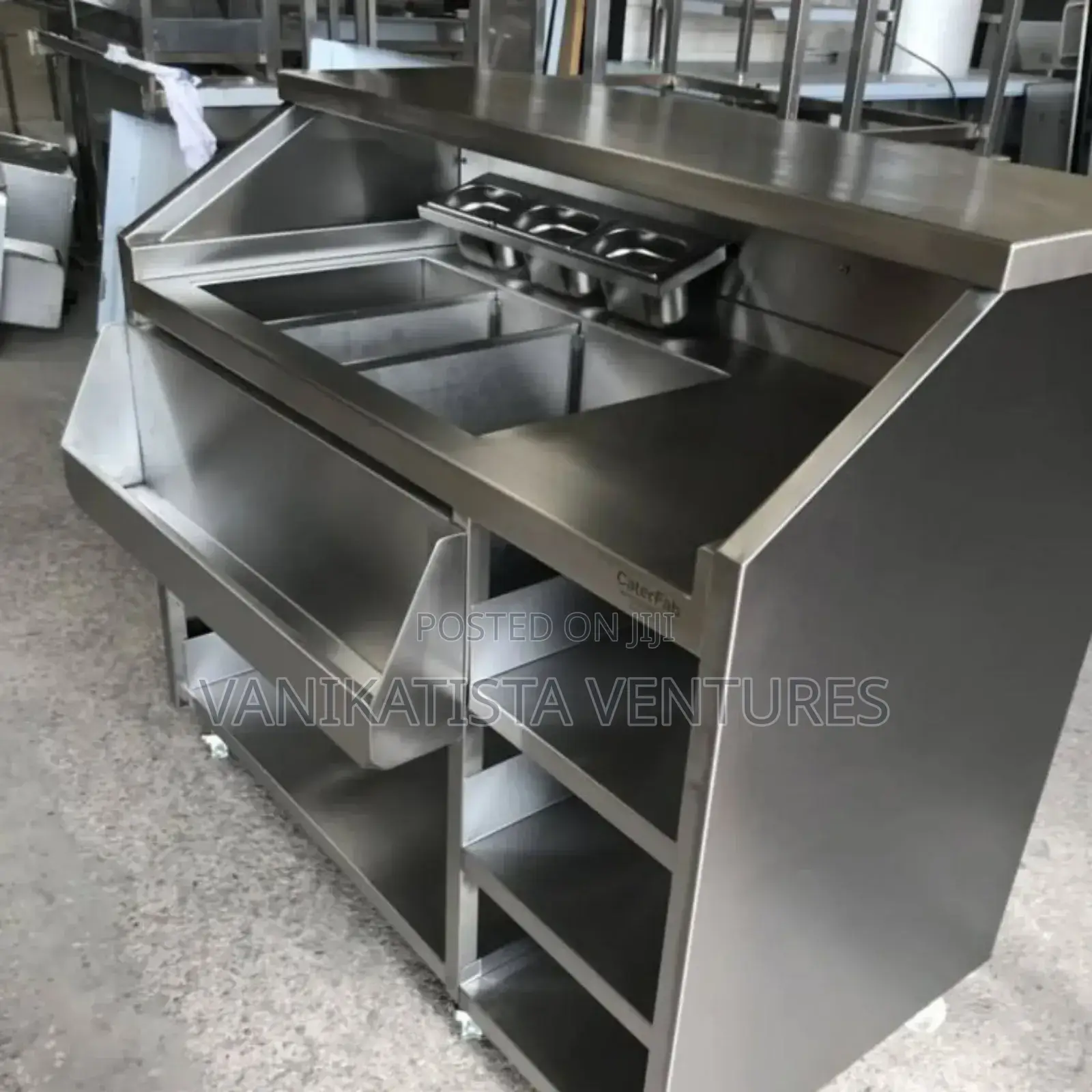Premium Stainless Steel Cocktail Station – Professional Grade