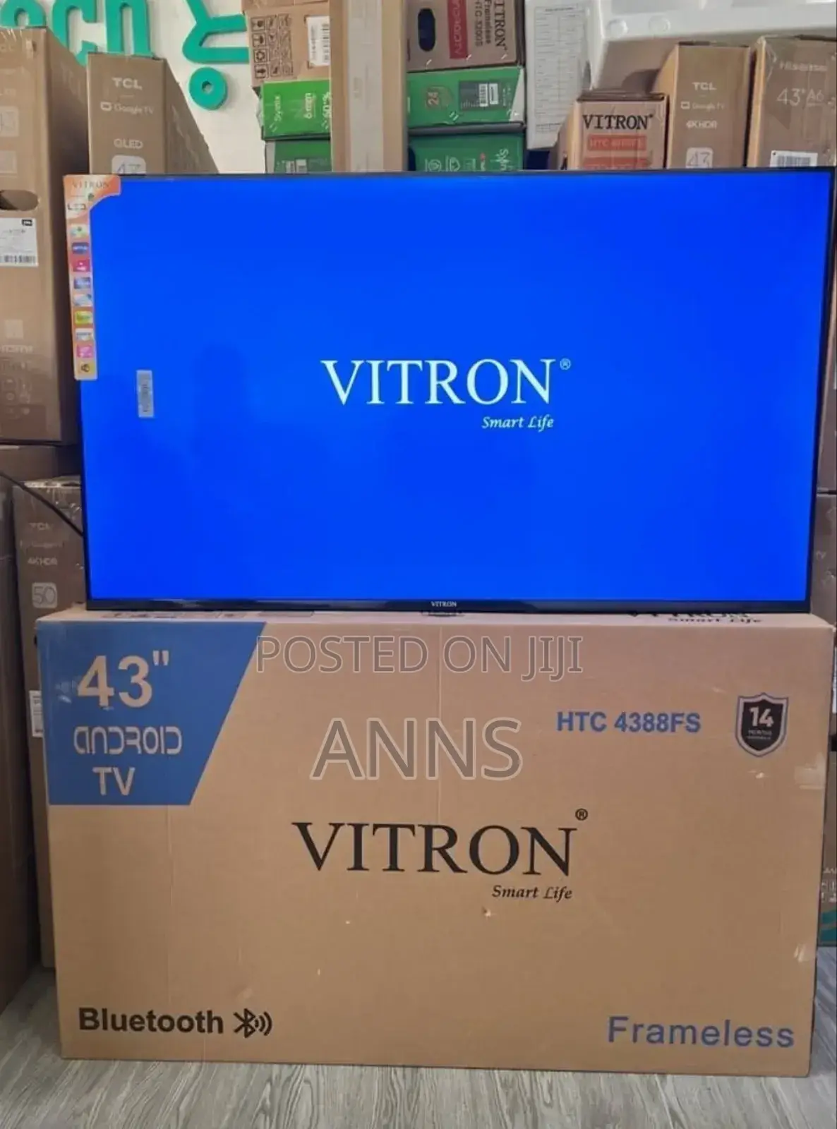Bluetooth Enabled Vitron 43 Inch Smart Tv
