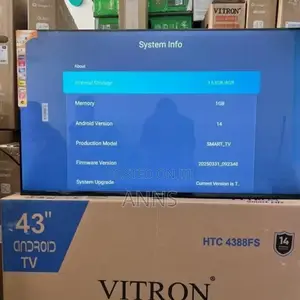 Bluetooth Enabled Vitron 43 Inch Smart Tv