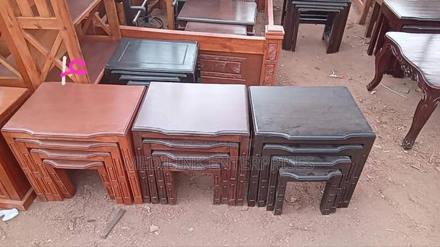 Stackable Nestle Stools (Wooden) - main view