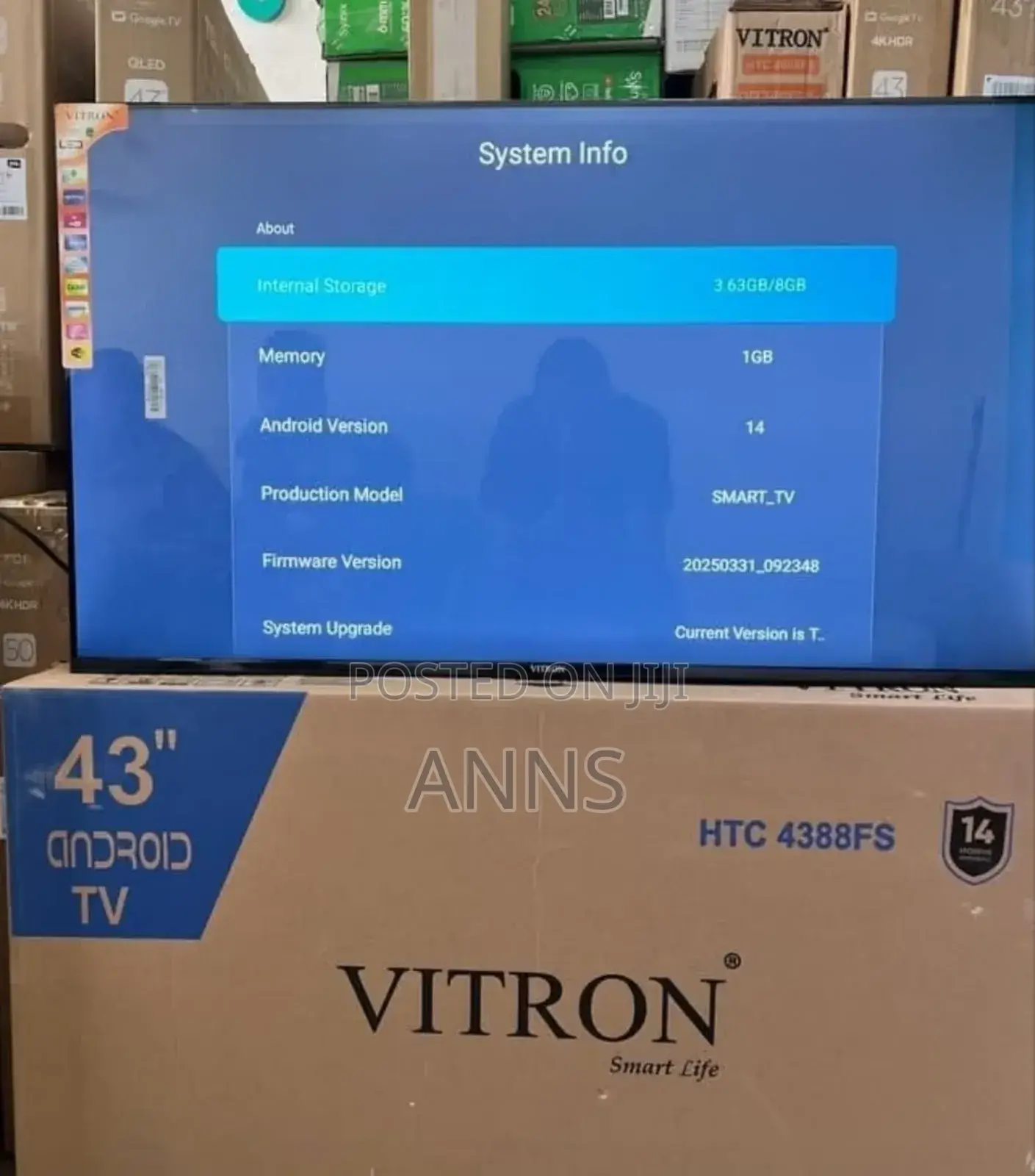 New Model Frameless 43 Inch Smart Android - Vitron
