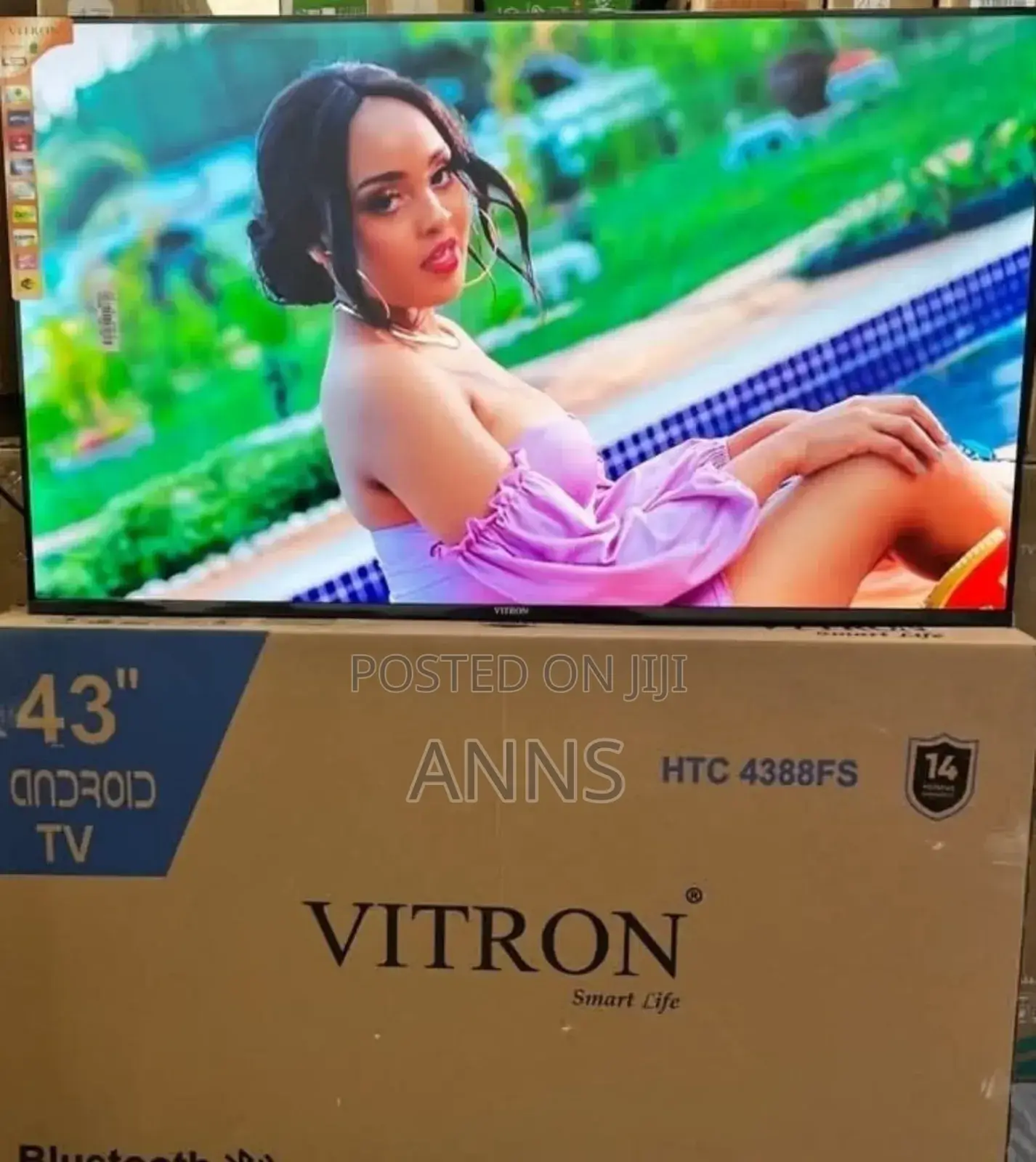 14 Months Warranty Vitron 43 Inch Smart Android