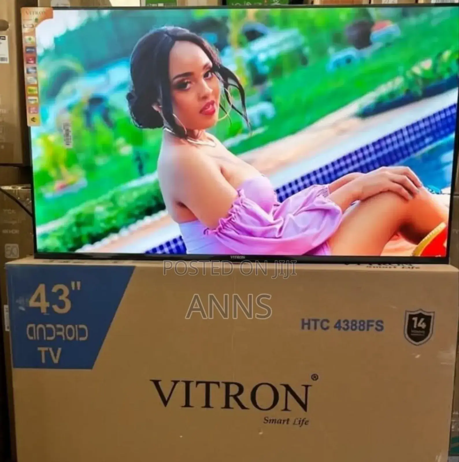 14 Months Warranty Vitron 43 Inch Smart Android