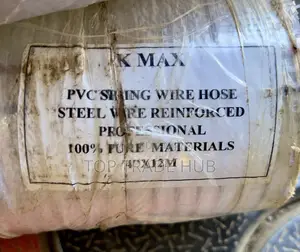 K-max Clear Pvc Wired Suction Pipe 4 Inch By 12 Meters