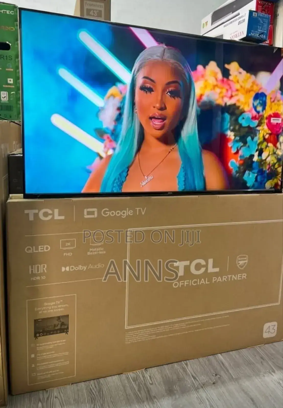 New Mode TCL Frameless 43 Inch Qled Tv