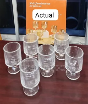 Multifunctional Cup 6pc Set of 180ml Glasses