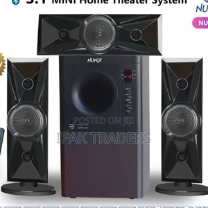 Nunix 3.1 Mini Home Theater System Nu-A60 and a Remote Control Woofer