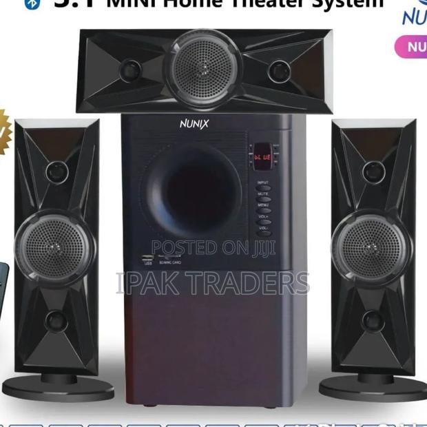 Nunix 3.1 Mini Home Theater System Nu-A60 and a Remote Control Woofer