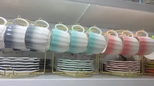*Quality Bone China Cup Saucer Set at Per Set of 6* 
Capacity; 220 Ml