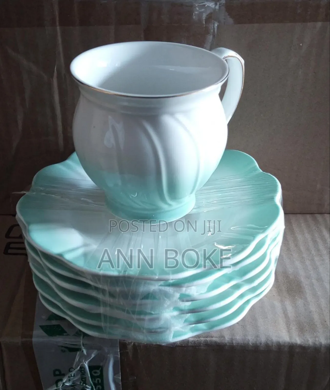 *Quality Bone China Cup Saucer Set at Per Set of 6* 
Capacity; 220 Ml