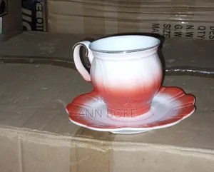 *Quality Bone China Cup Saucer Set at Per Set of 6* 
Capacity; 220 Ml