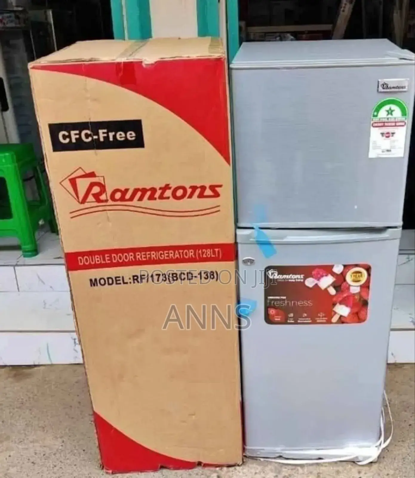 Top Mounted Freezer Ramtons 128 Litres Refrigerator