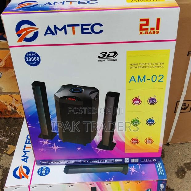 Amtec Am-02 Soundbar Super Bass Sound System Bt/Usb/Sd/Fm (1yr Wrty)
