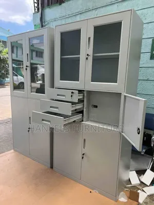 Premium Steel Office Cabinet With Security Safe