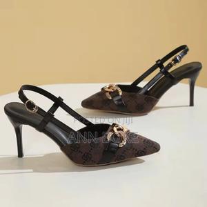 Classic Buckle Heels 2 Quality Colour : Brown Only ! - main view