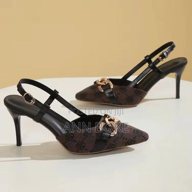 Classic Buckle Heels 2 Quality Colour : Brown Only !