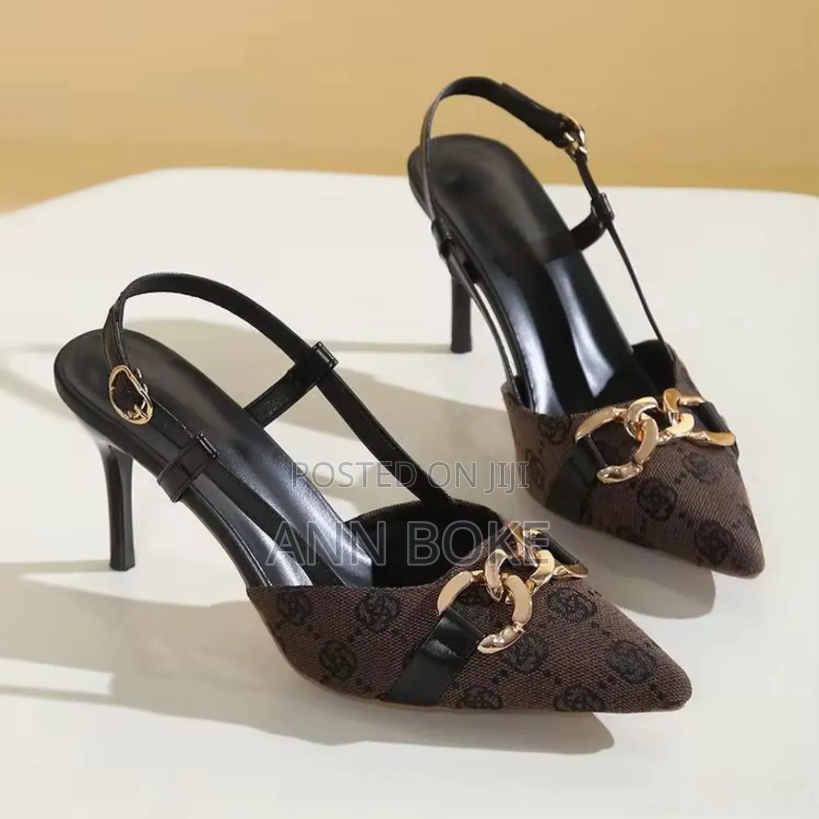 Classic Buckle Heels 2 Quality Colour : Brown Only !