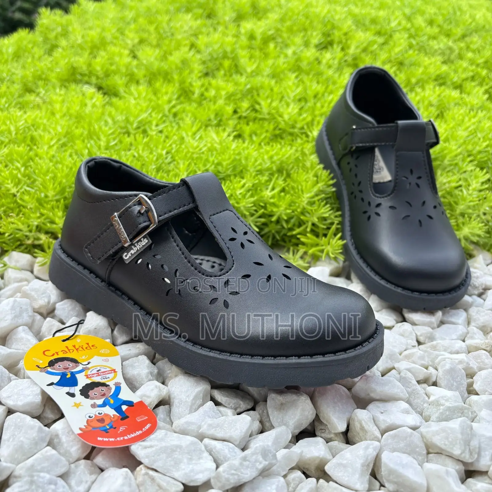 Polish Girls Crab Kids School Shoes