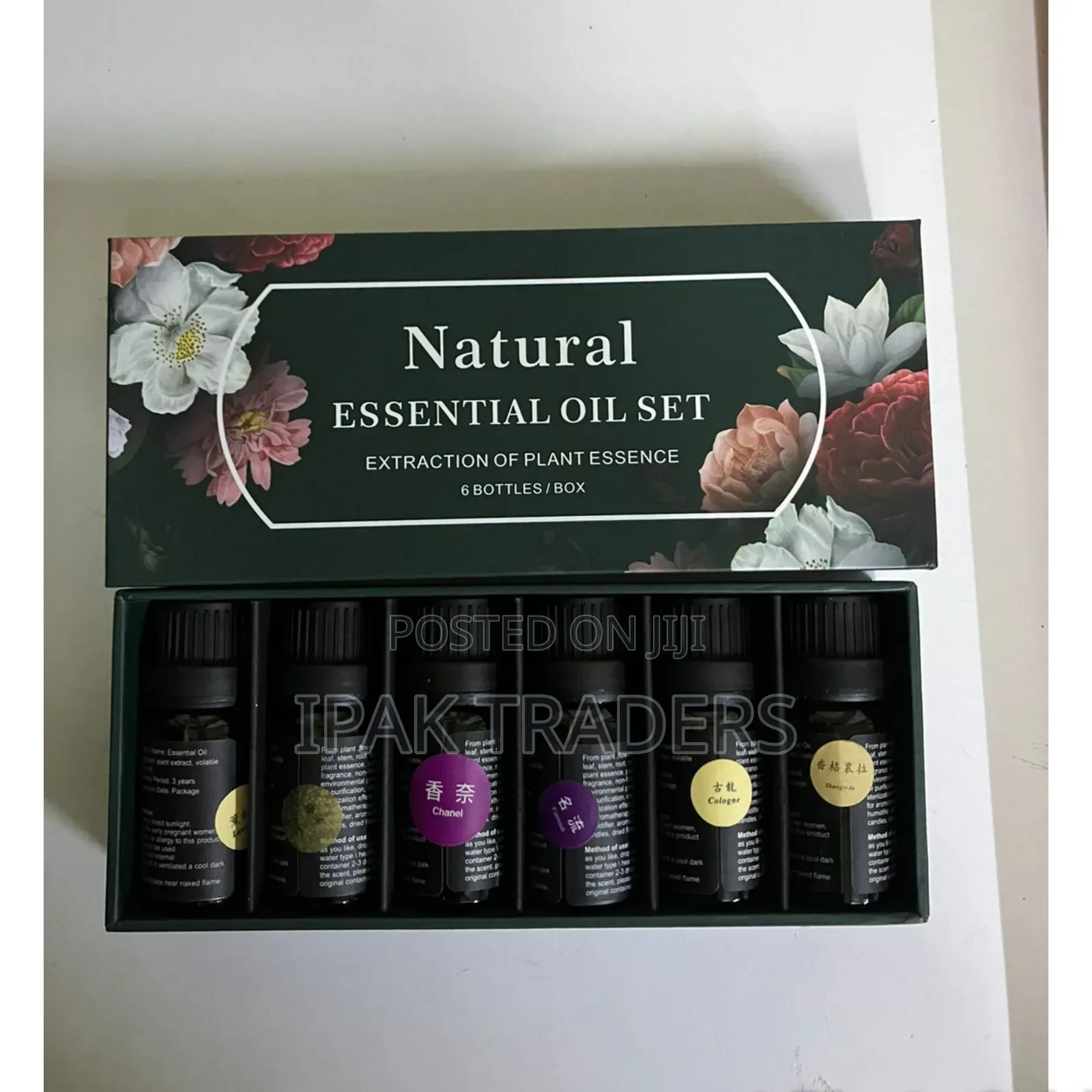 *Natural Essential Oil Set of 6 Pieces(10ml Each Bottle)*