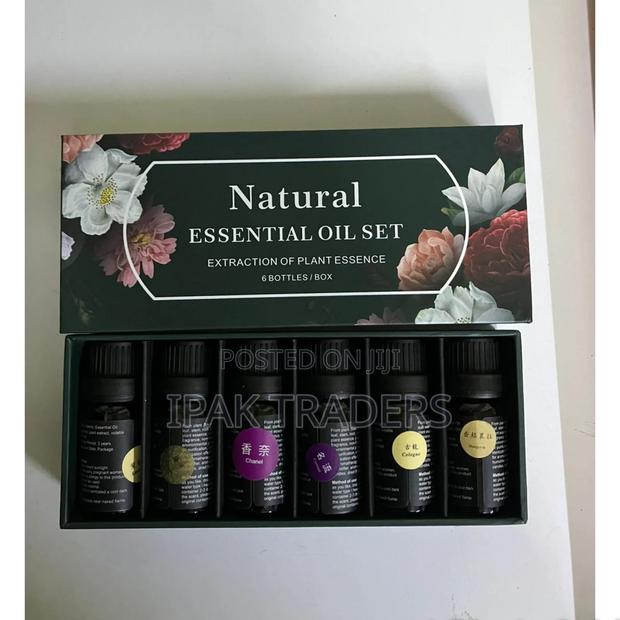 *Natural Essential Oil Set of 6 Pieces(10ml Each Bottle)*