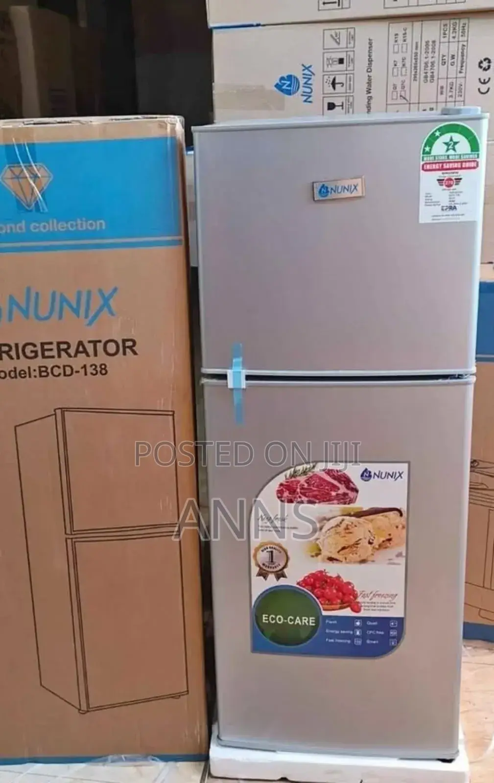 Top Mounted Freezer Nunix 138 L Fridge