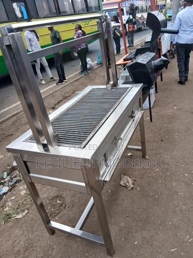 Commercial Stainless Meat Choma Grill - main view