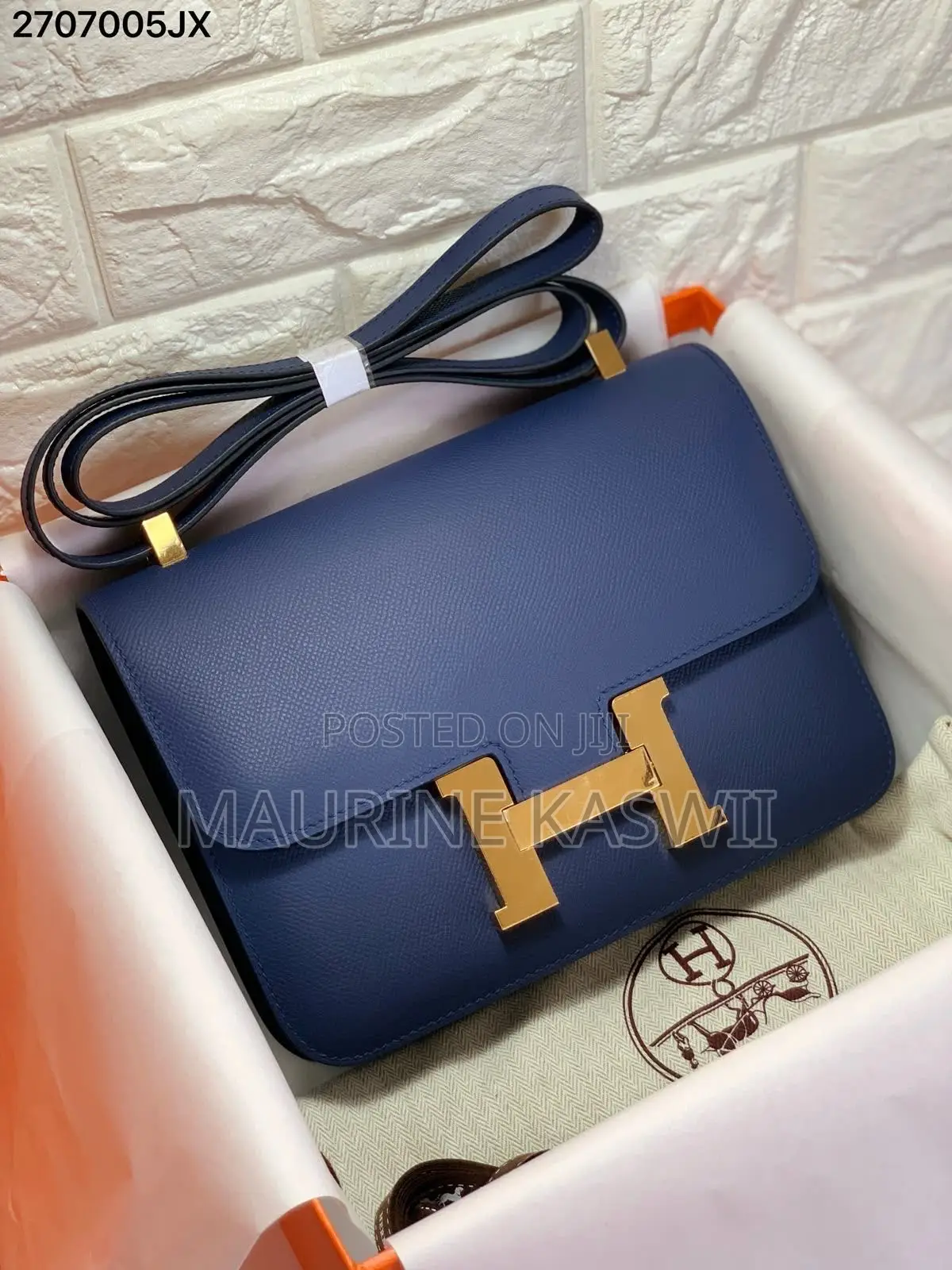 Hermes Bah Full Boxed Black