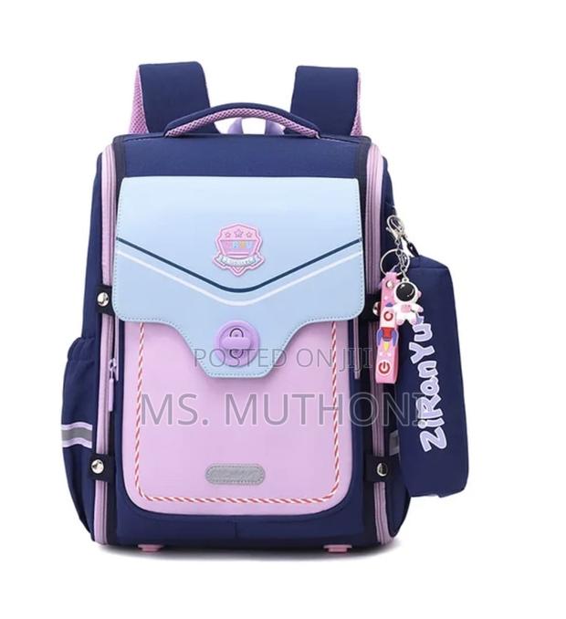 Ziranyu Kids' School Backpack + Pencil Pouch ( Grade 1-6)