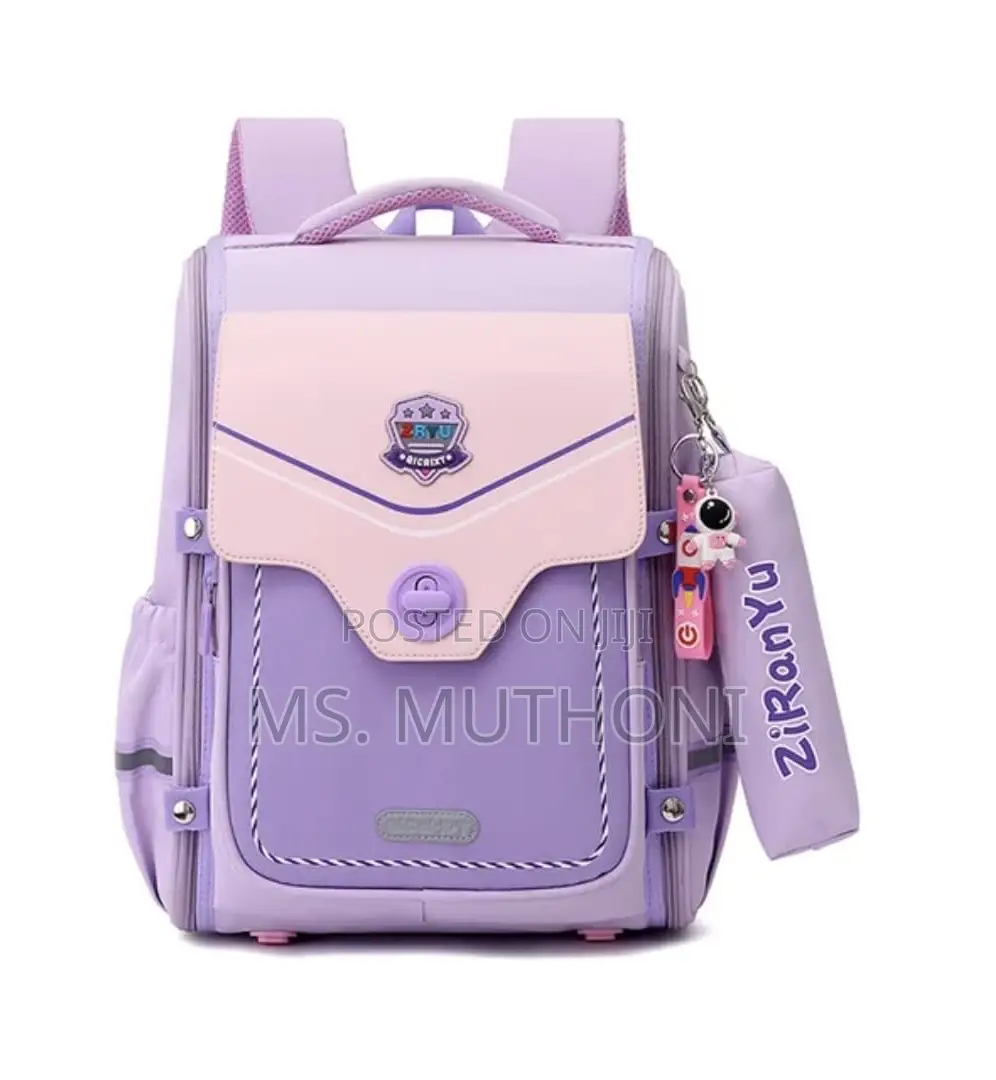 Ziranyu Kids' School Backpack + Pencil Pouch ( Grade 1-6)