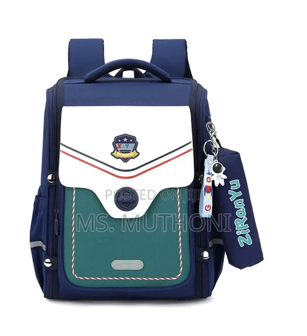 Ziranyu Kids' School Backpack + Pencil Pouch ( Grade 1-6)