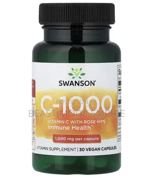 Vitamin C 1000mg With Rose Hips,Made in Usa