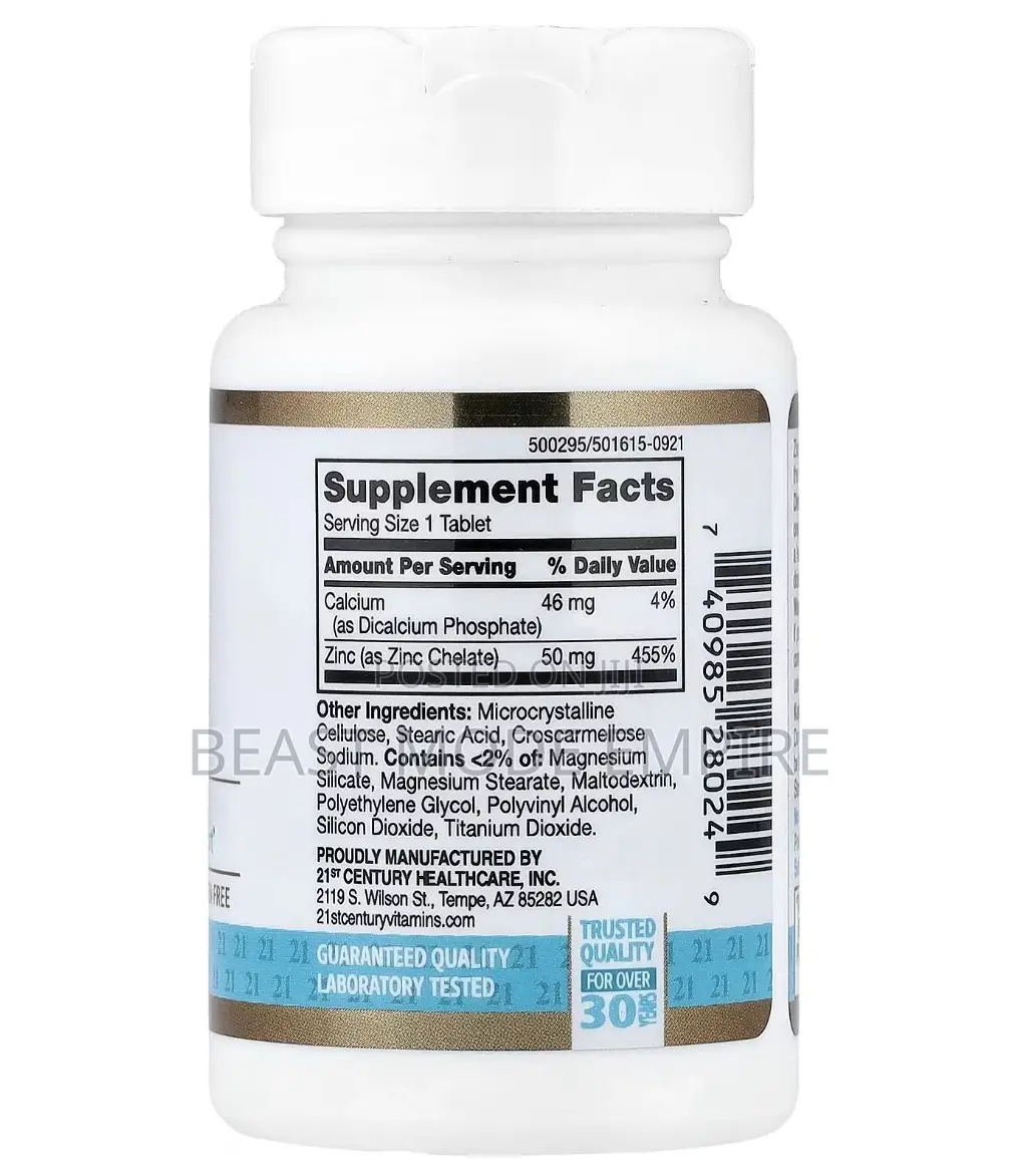 Zinc Chelated 50mg