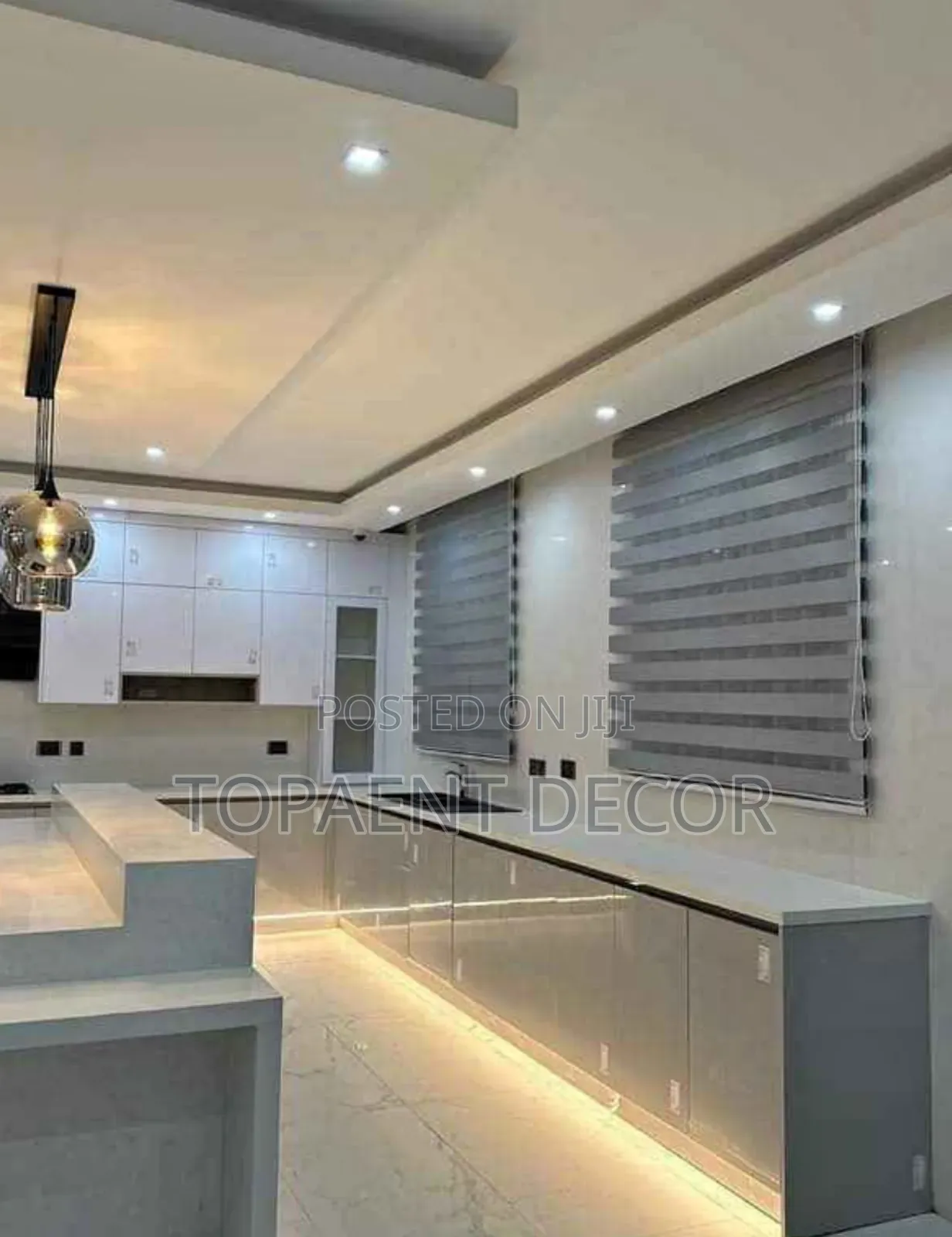 Light Grey Elegant , Durable Horizontal Office Blinds