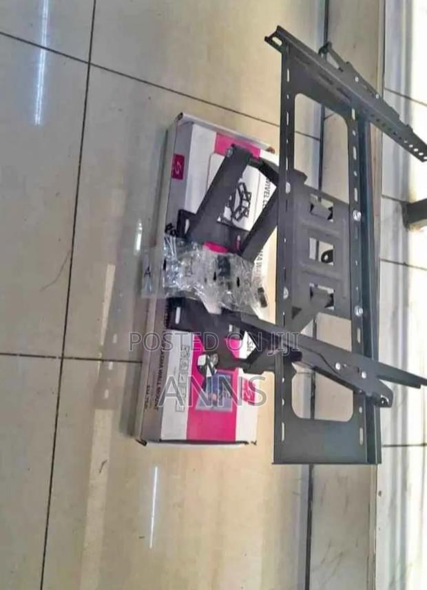 Double Arm Tv Wall Bracket (Black) - main view