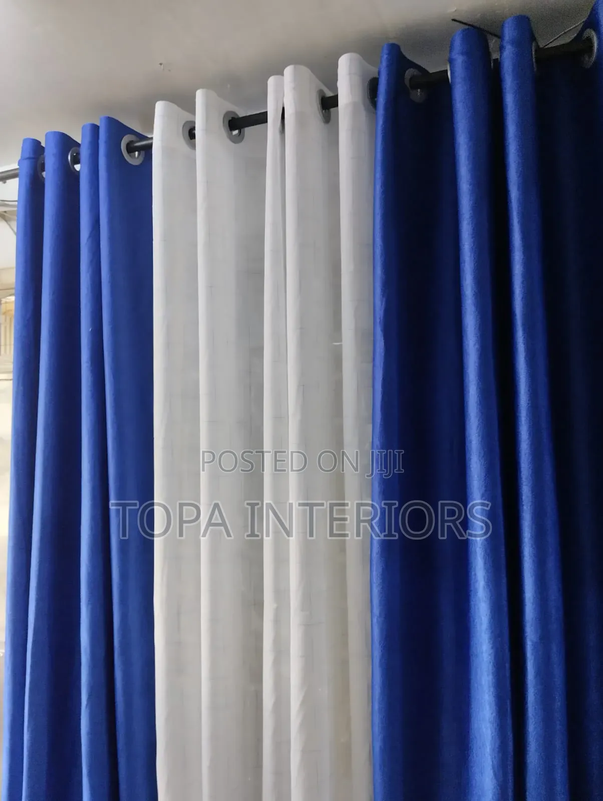 Beautiful Royal Blue Curtains for Doors and Windows