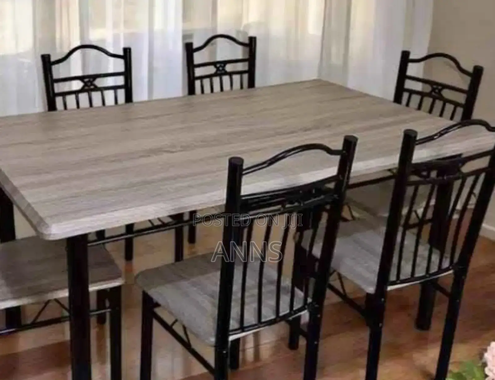 6 Sitter Dining Table (Brown Design)