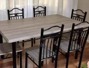 6 Sitter Dining Table (Brown Design) - main view