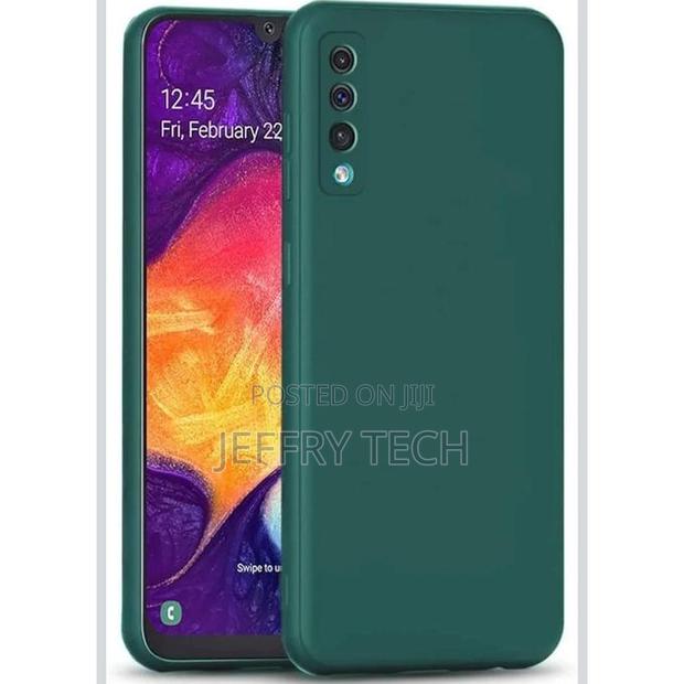 Samsung Galaxy A70, A71, A72, A73 A74 5g Silicon Phone Case-Green - main view