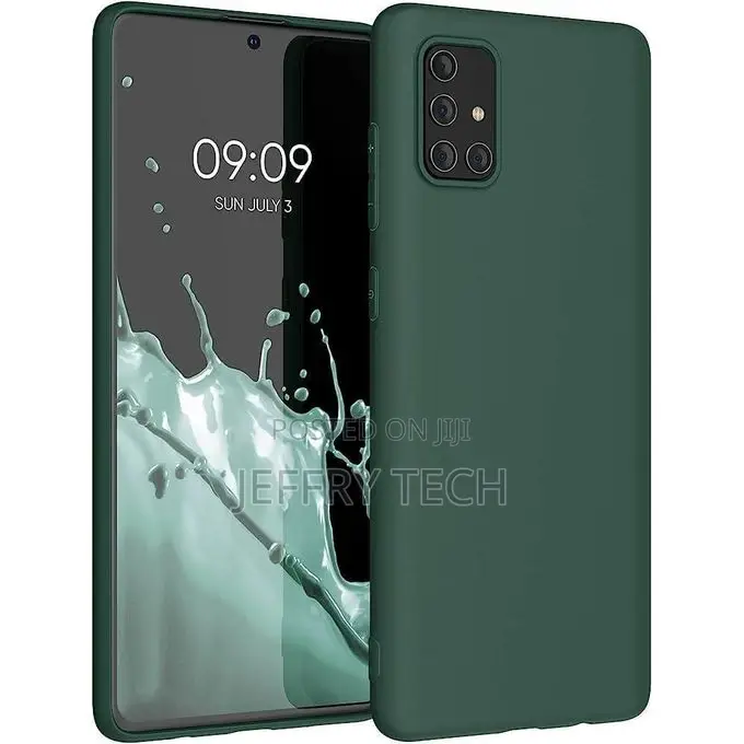 Samsung Galaxy A70, A71, A72, A73 A74 5g Silicon Phone Case-Green