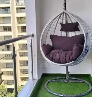 White Classy Durable Swing Chair
