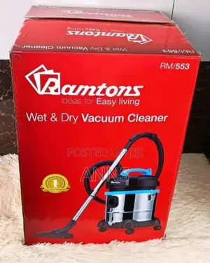 Ramptons Wet and Dry Vacuum Cleaner Machine (R/533) 1year Warranty