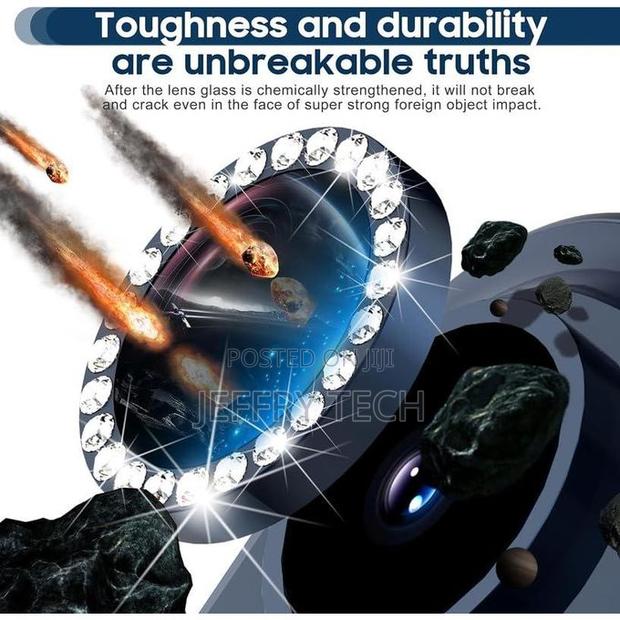 iPhone 15, 15 Plus, 15 Pro, 15 Pro Max Camera Lens Protector,9h Tem - thumbnail 3