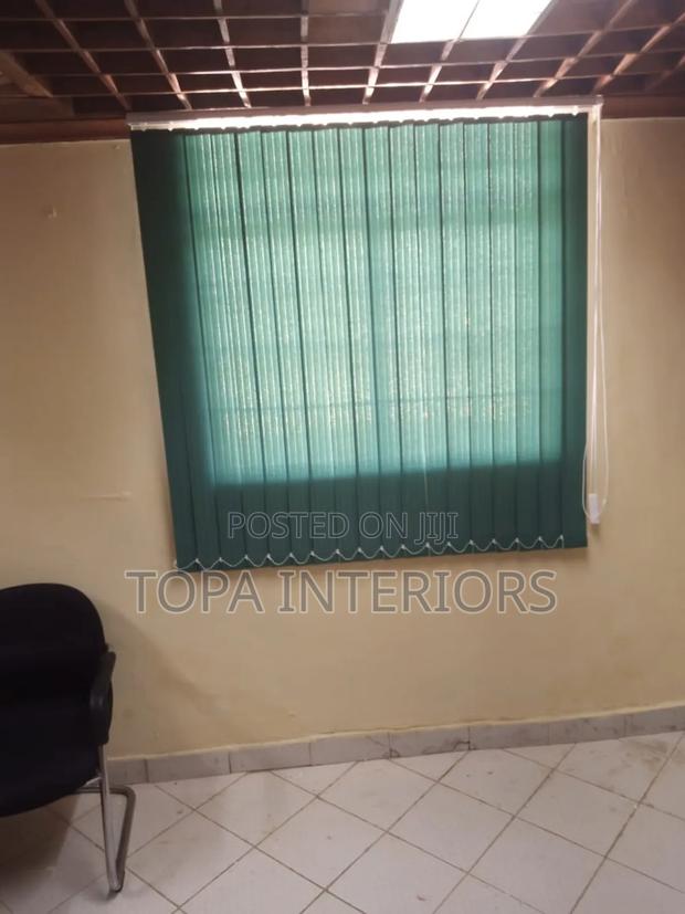 Beautiful Custom Made Vertical Office Curtains Installation