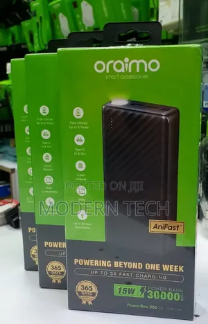 Oraimo Opb-P300q Powerbox 300 30000mah 15w Power Bank