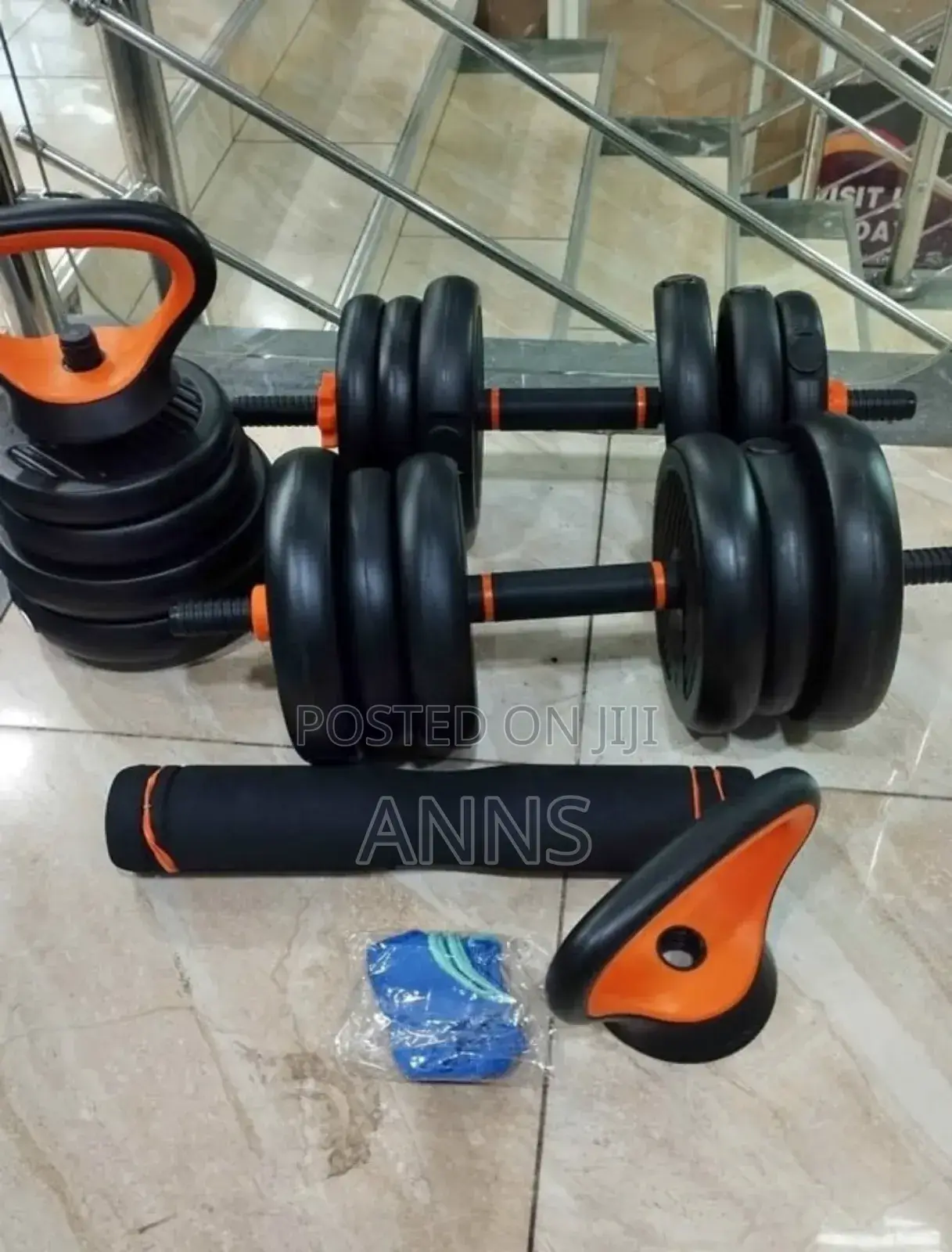 30kgs 6 in 1 Kettlebell Weights Gyming Set (Adjustable)