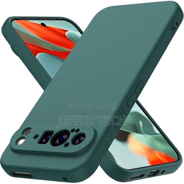 Google Pixel 9, 9 Pro, 9 Pro Xl Silicone Case-Green - main view