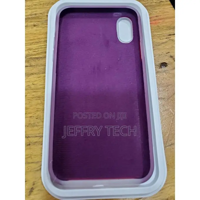 iPhone Xs Silicone Case-Maroon